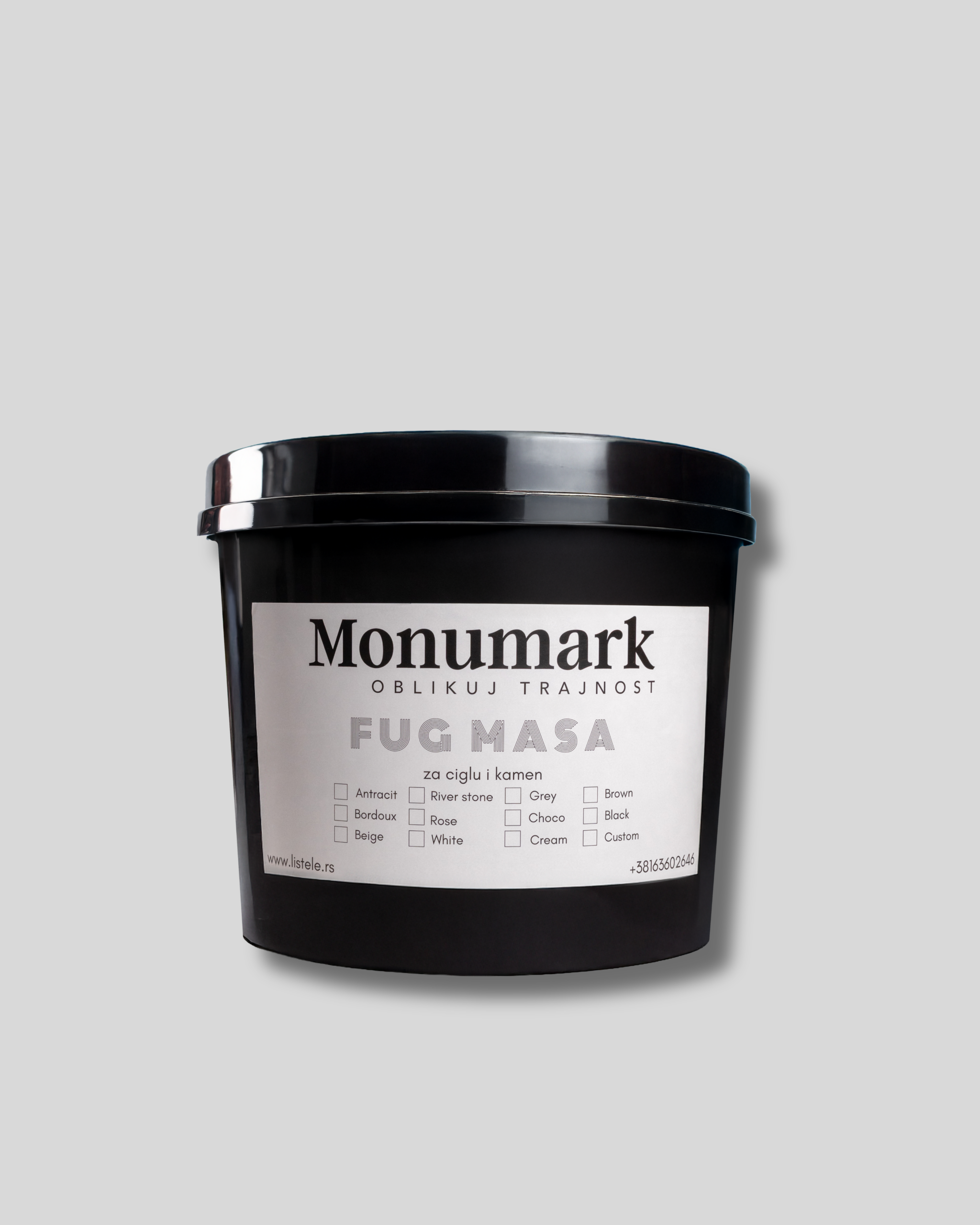 listele fasadne ciglice Monumark Fugmasa